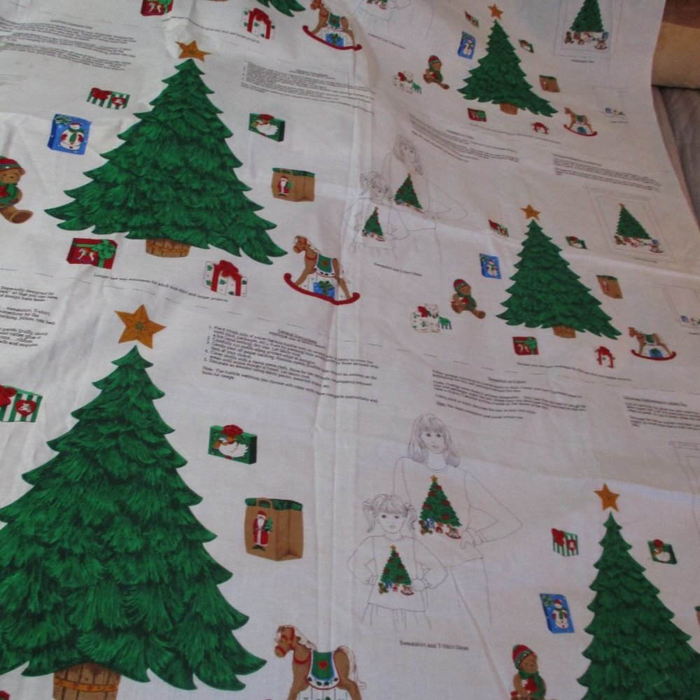 Cranston Print Works Christmas Tree Cotton Appliques